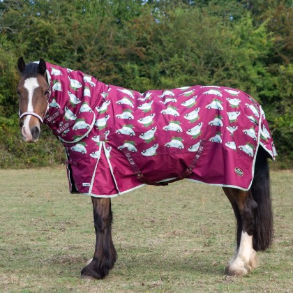 NEW GALLOP "Trotting around the Xmas Tree/Home for Xmas" Duraproof 200g Turnout Combo